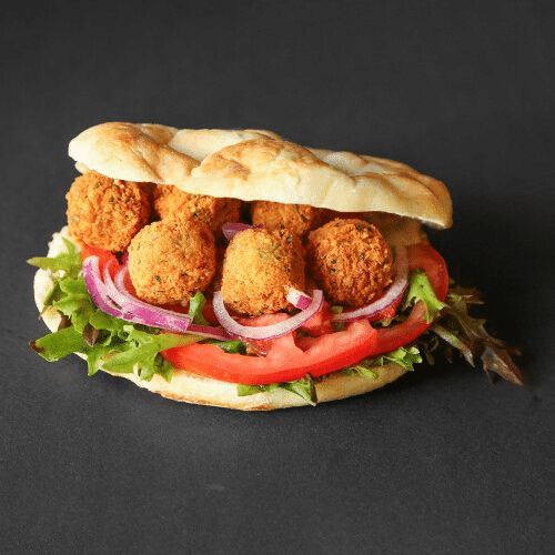 Falafel im Taschenbrot (5 Stück)