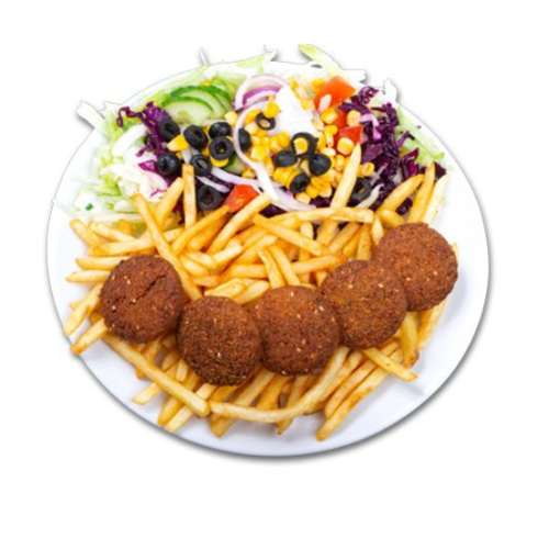 Falafel im Teller (5 Stück)