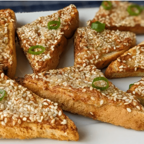 Crevettes toastées
