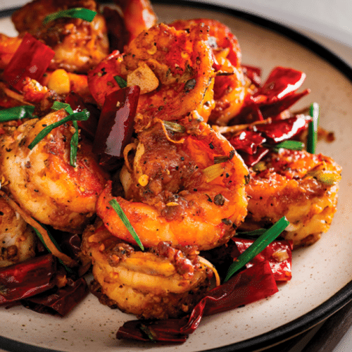 Gambas piquantes/Hot & Spicy Prawns 香辣虾