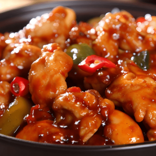 Poulet à la sichuanaise/ Szechuan chicken 星洲辣炒鸡