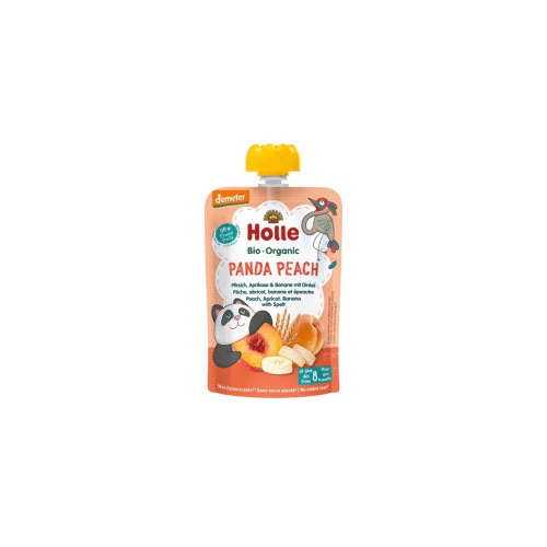 Holle Demeter Bio Panda Peach Pouchy ab 8 Plus Monate