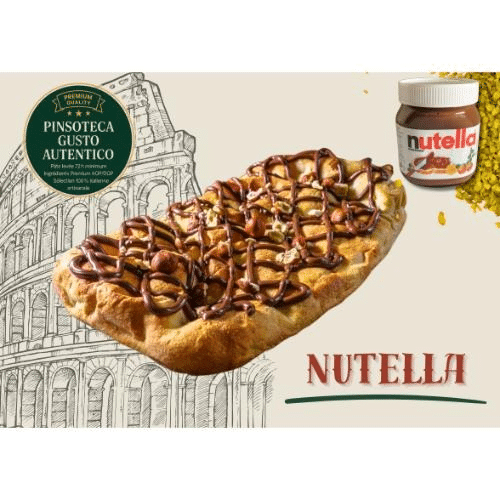 Pinsa Nutella et Pistaccio