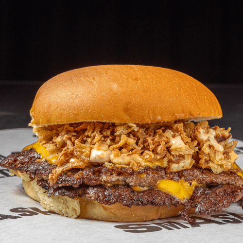 Kaiser smashed burger