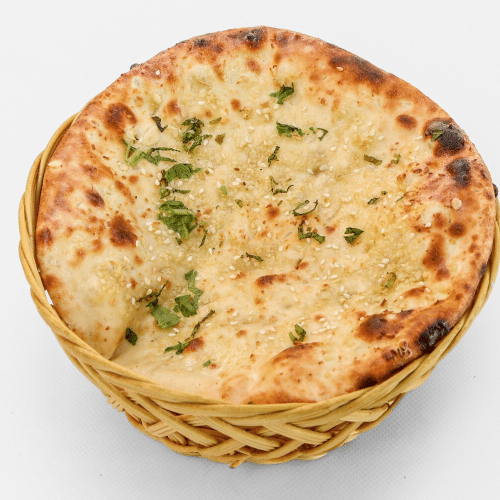 Cheese-Garlic Naan