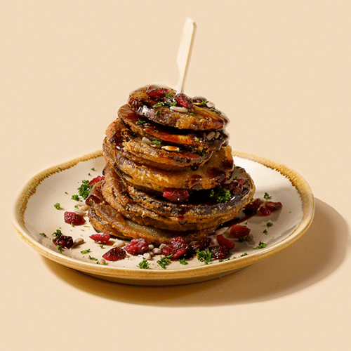 Frittierte Aubergine (vegan)