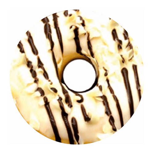 White Choclat Donut
