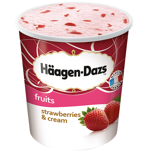Häagen-Dazs Strawberries & Cream 500ml