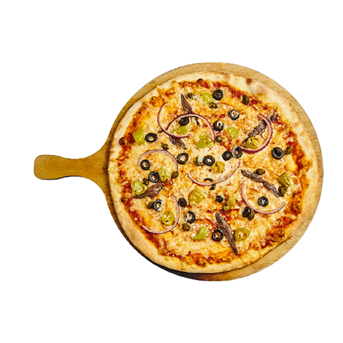 Pizza Con Capperi e Oliva