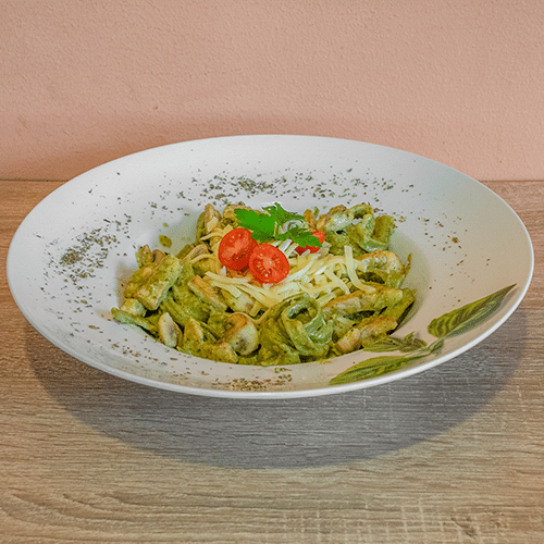 Grüne Tagliatelle alla Genovese