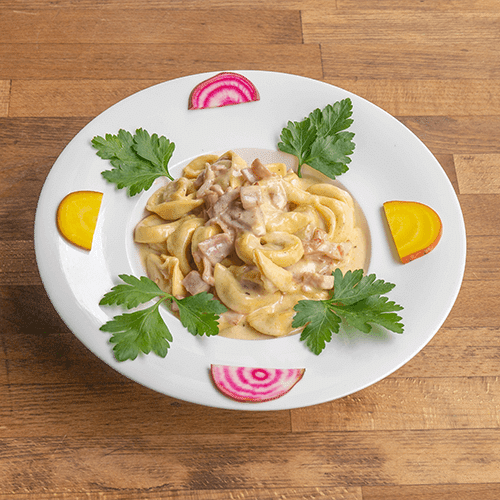 Tortellini di carne alla panna