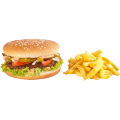 Chili-Cheeseburger (scharf)