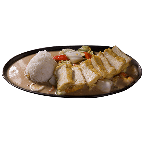 Erdnusssauce mit Tofu