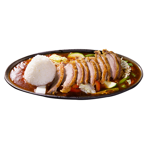 Pikante Sauce mit krosser Ente (leicht scharf)