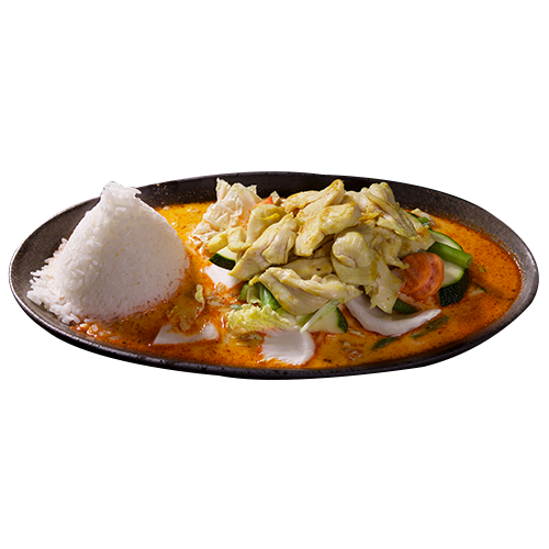 Hot Spicy Curry mit Hühnerfleisch (leicht scharf)