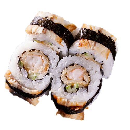 Black Tiger Roll Inside-Out
