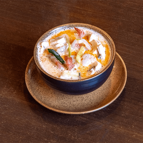 Tom-Kha mit Großgarnelen