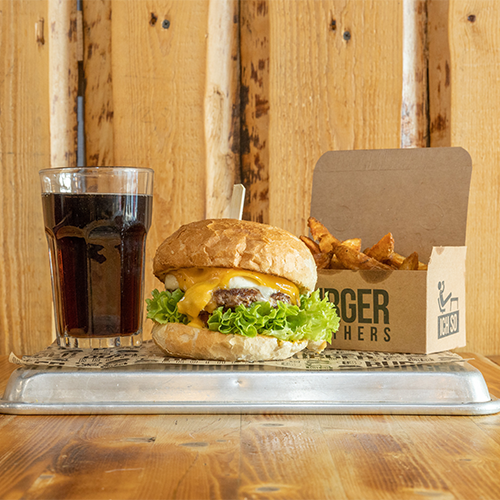 Burger 4 Cheese Menü