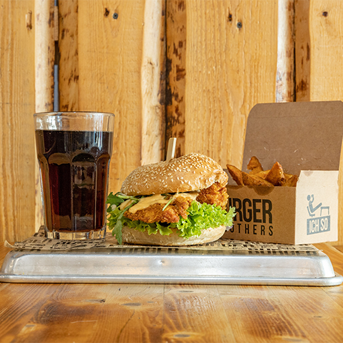 Crispy Chicken Burger Menü