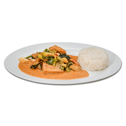 Tofu mit rotem Thai-Curry