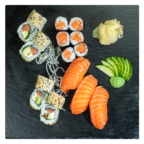 Menü Salmon Mix