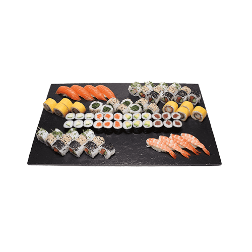 Sushiplatte Premium für 4 Personen (72 Stück)