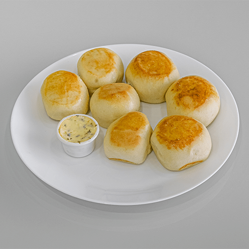 Pizzabrötchen mit Kräuterbutter