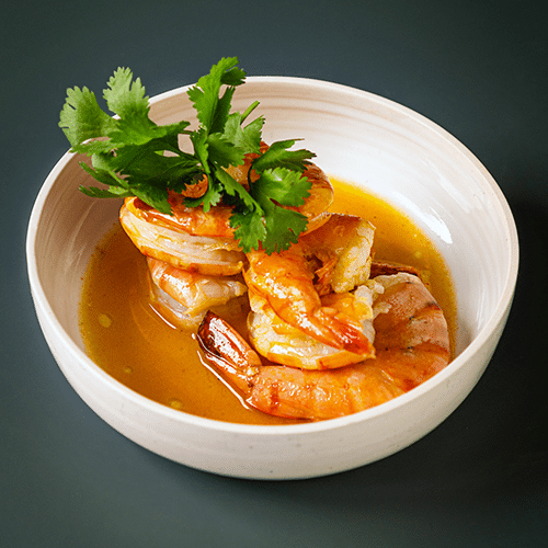 Shrimps au Vin