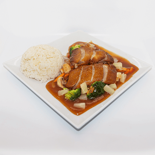 Ente mit Ananas und Süß-Sauer-Sauce
