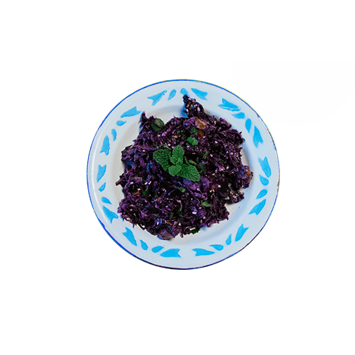 Arabic Red Cabbage Date Salad