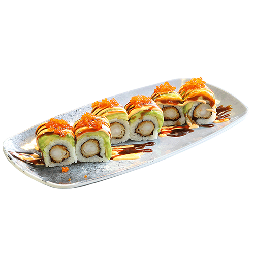 Okinii Dragon Roll (spicy)