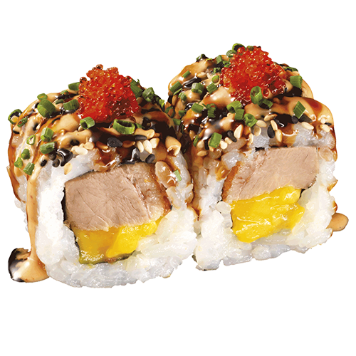 Spicy Duck Mango Roll (spicy)