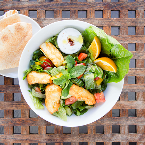 Halloumi Salat (vegetarisch)