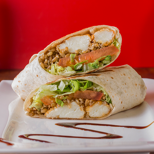 Grün Halloumi Wrap (vegetarisch)