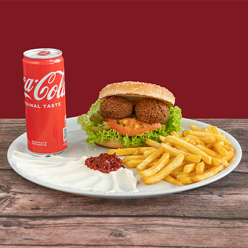 Falafel Burger Menü