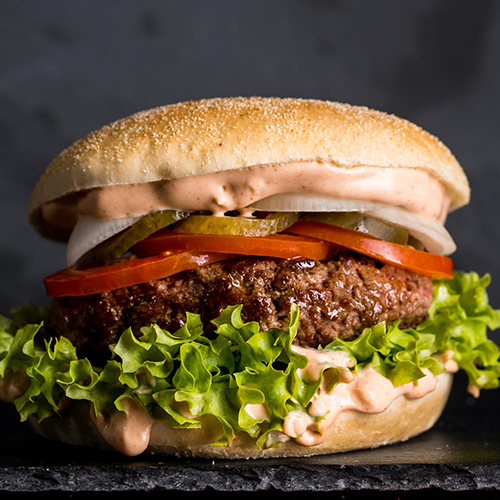 Cheeseburger-Beefburger Menü