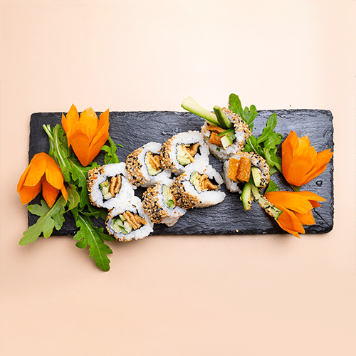 Crispy Chicken Inside-Outside Roll