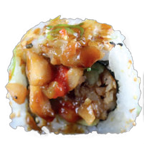 Tako Futo-Maki (3 pieces, slightly spicy)