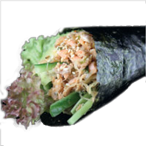 Roasted Salmon-Temaki (1 piece)