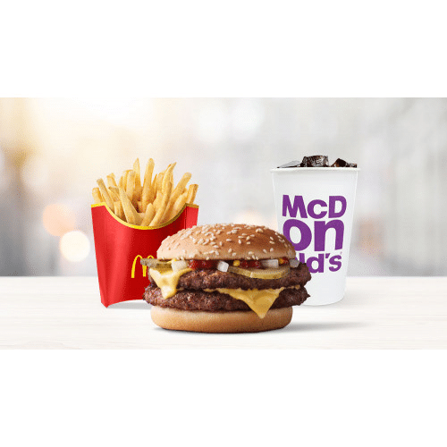 DOUBLE QUARTER POUNDER® MENU