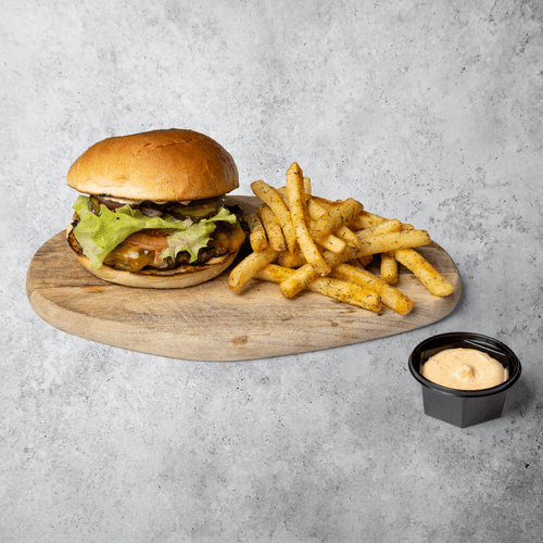Cheese burger menu 160g