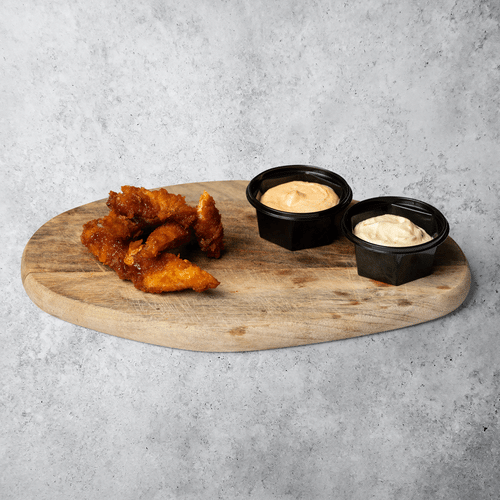 Spicy chicken buffalo strips 4 stk.