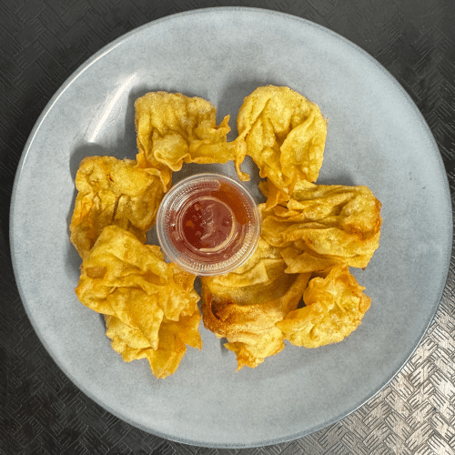 Crispy wantons med svinekød (8 stk)