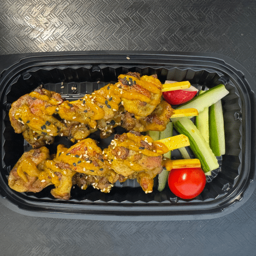 Kylling satey med peanutsauce