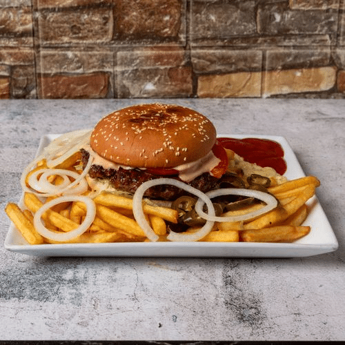 King Burger med 2 Bøffer