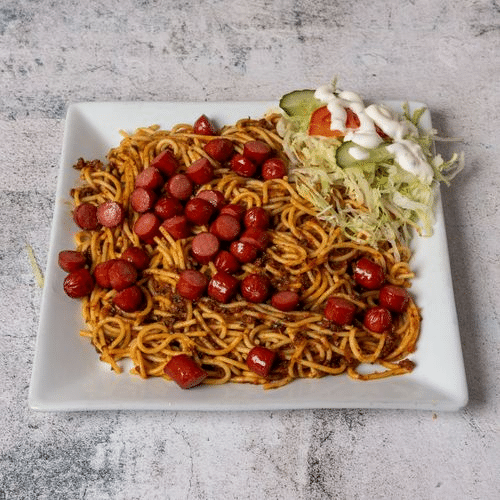 Spaghetti med Pølse