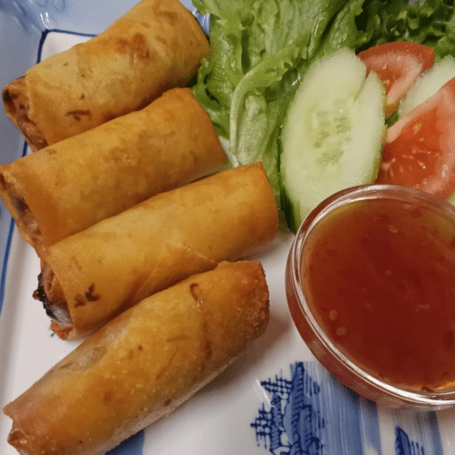 Forårsruller - Po Pia Tod Chilisauce