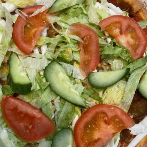 Luksus  4 personer Salat pizza (6)