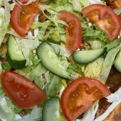 Luksus Familier Salat pizza (6)