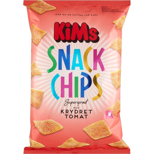 Snack Chips Med Krydret Tomat - KiMs